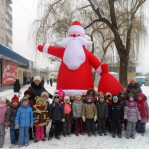 Пневмофигура «Дед Мороз»