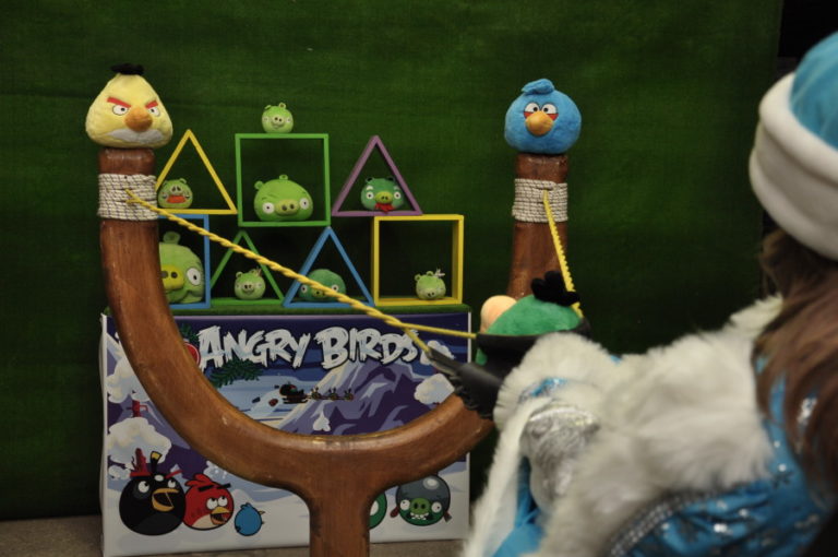 Angry Birds новогодний